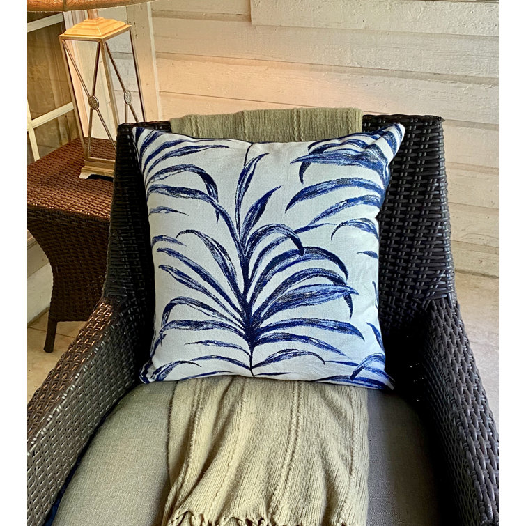 SallieDuncanDesigns Tropical Sunbrella® Indoor/Outdoor Throw Pillow